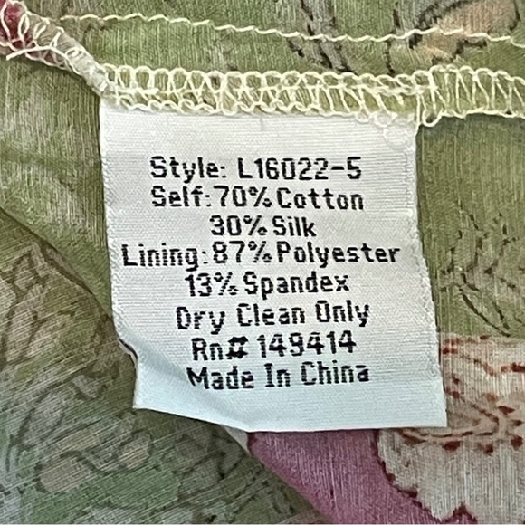 Johnny Was Bertha Top Flowy Bohemian Patchwork Shirt Size Medium - Picture 15 of 16